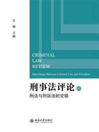 《刑事法评论 45：刑法与刑诉法的交错》-江溯