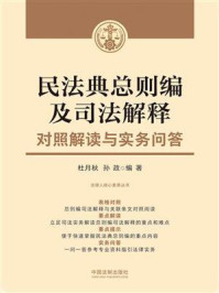 《民法典总则编及司法解释对照解读与实务问答》-杜月秋