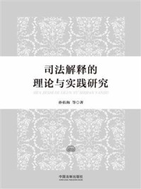 《司法解释的理论与实践研究》-孙佑海