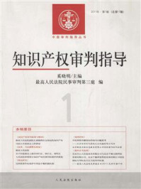 《知识产权审判指导 2011年第1辑 总第17辑》-奚晓明