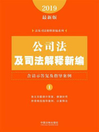 《公司法及司法解释新编（含请示答复及指导案例）（2019年版）》-中国法制出版社