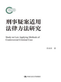 《刑事疑案适用法律方法研究（国家社科基金后期资助项目）》-任彦君