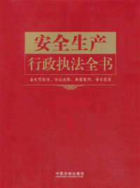 《安全生产行政执法全书：含处罚标准、诉讼流程、典型案例、请示答复》-中国法制出版社