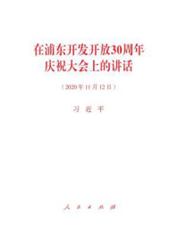 《在浦东开发开放30周年庆祝大会上的讲话》-习近平