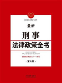 《刑事法律政策全书（第六版）》-中国法制出版社