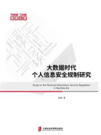 《大数据时代个人信息安全规制研究》-张衠