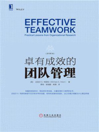 《卓有成效的团队管理（原书第3版）》-迈克尔A.韦斯特