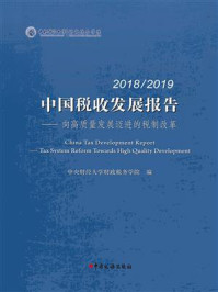 《2018.2019中国税收发展报告：向高质量发展迈进的税制改革》-中央财经大学财政税务学院