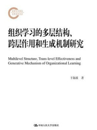 《组织学习的多层结构、跨层作用和生成机制研究（国家社科基金后期资助项目）》-于海波