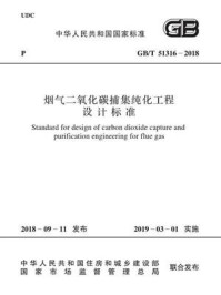 《GB.T 51316-2018 烟气二氧化碳捕集纯化工程设计标准》-中国石油化工股份有限公司工程部