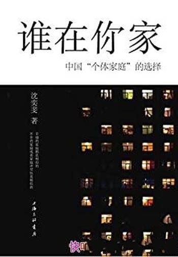 《谁在你家：中国“个体家庭”的选择》沈奕斐/家庭模式