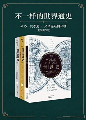 《不一样的世界通史》共3册/冰心费孝通吴文藻 经典译制