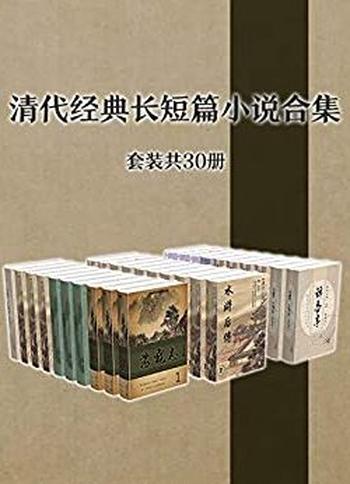 《清代经典长短篇小说作品集（套装共30册）》陈忱, 韩邦庆等